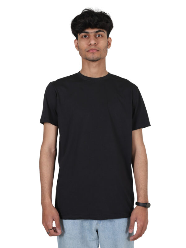 Black single Jersey cotton T-Shirt