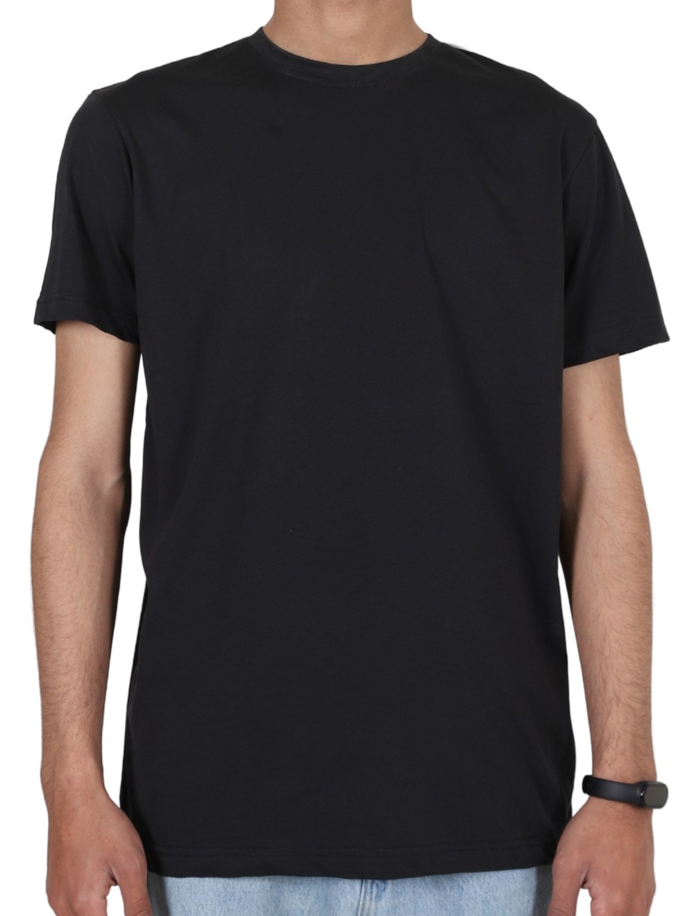 Black single Jersey cotton T-Shirt