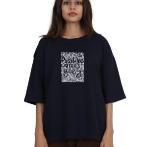 Unisex Oversized Navy Blue T-Shirt